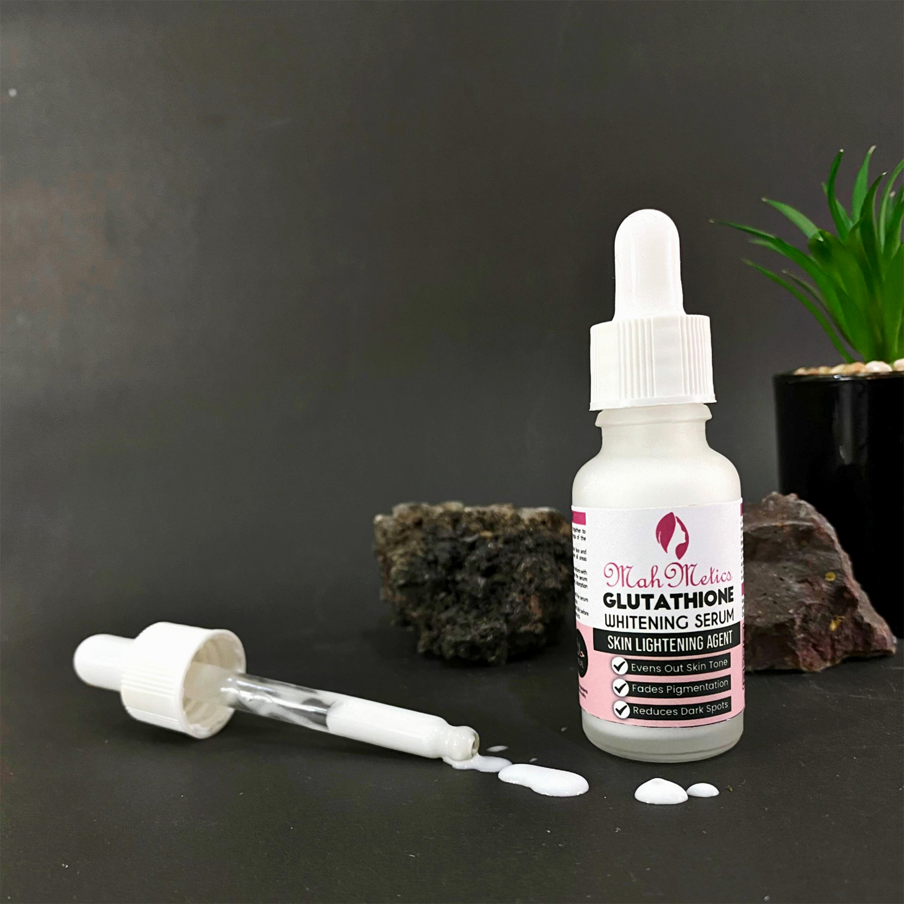 Mahmetics Advanced Glutathione Whitening Serum with Niacinamide & Alpha Arbutin | 20 ML - Image 2