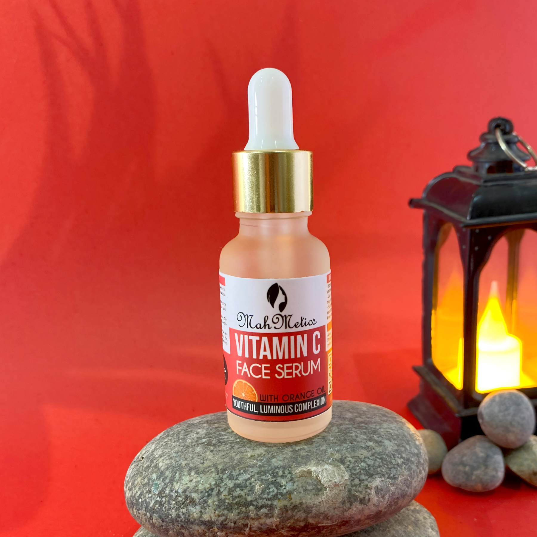 MahMetics Vitamin C Serum with Orange Oil | Skin Brightening, Anti-Aging & Collagen Boost | 20ML - Image 2